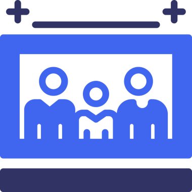 İş ikonu. Basit bir çizim. iş simgesi vektörü