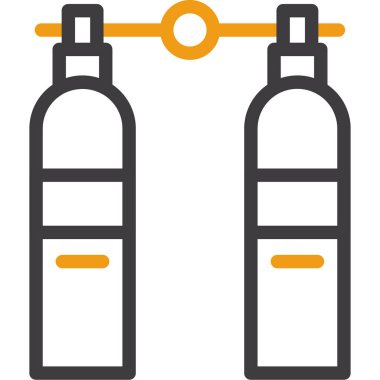 Hava İHA simgesi ana hat vektörü. Hava aracı var. Hava taşımacılığı