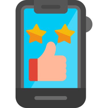 akıllı telefon simgesi vektör illüstrasyonu