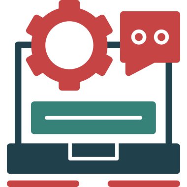 bilgisayar ayarı, web tasarımı, vektör illüstrasyonu