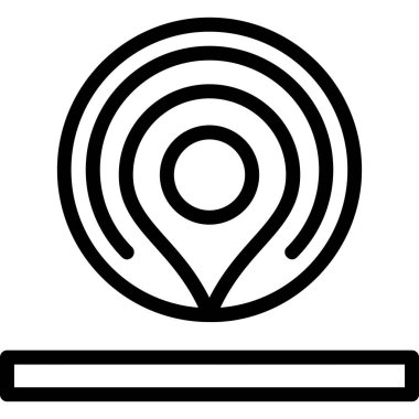 gps harita gezinme simgesi