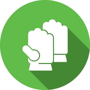 Boks eldiveni vektör simgesi