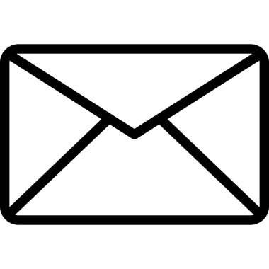 e-posta mektup vektör illüstrasyonu