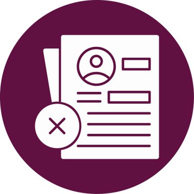 belge simgesi vektör illüstrasyonu