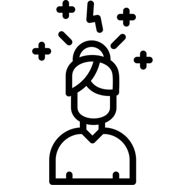 Bir fikrim var. Web simgesi basit illüstrasyon