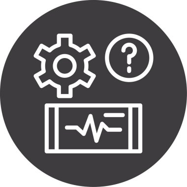 seo modern simgesinin vektör illüstrasyonu