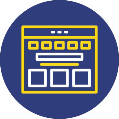 seo modern simgesinin vektör illüstrasyonu