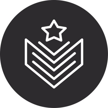 Yıldız simgesinin vektör illüstrasyonu