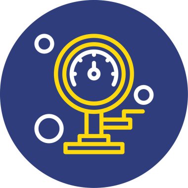 Bir pusula simgesinin vektör illüstrasyonu