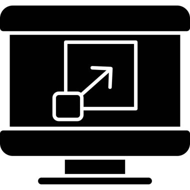 Modern dizüstü bilgisayarın vektör illüstrasyonu