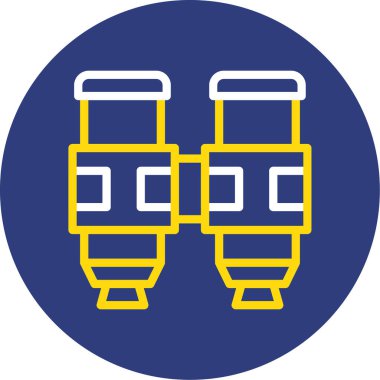 iki dürbün vektör simgesi