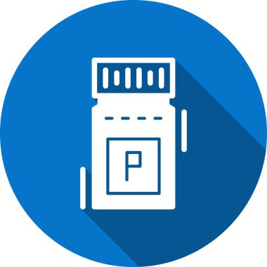 Tek simgenin vektör illüstrasyonu