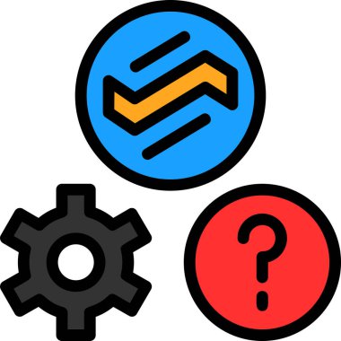 Seo simgesi, araçları ve dişlilerin vektör illüstrasyonu