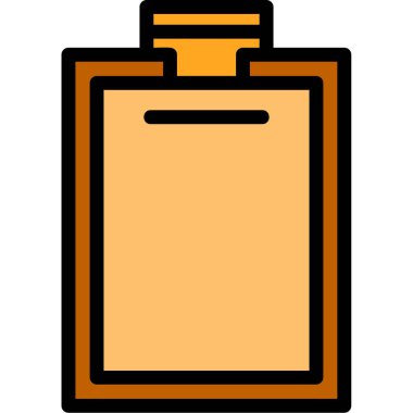 Pano simgesi. Web için pano vektör simgelerinin özet çizimi