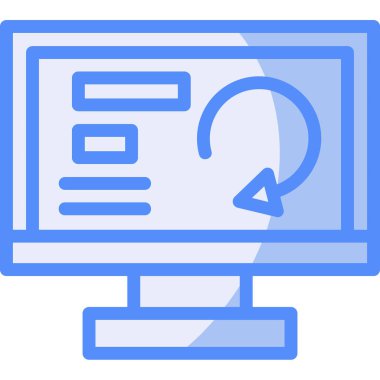 dizüstü bilgisayar simgesi. dizüstü bilgisayar vektör rengi düz izole