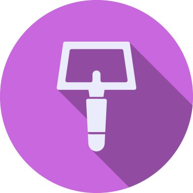 Kürek simgesi, vektör illüstrasyonu