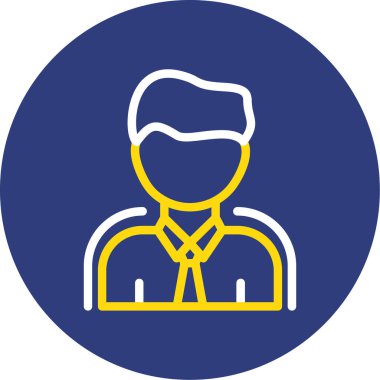 man simgesi vektör illüstrasyonu