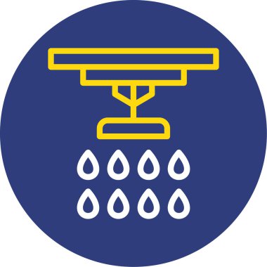 Su simgesinin vektör illüstrasyonu