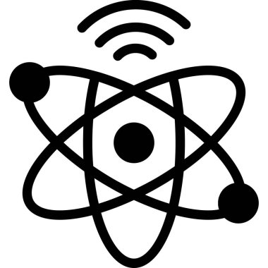 Genel hatlarıyla atom bilimi eğitim simgesi