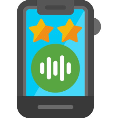 favori mobil uygulama vektör simgesi