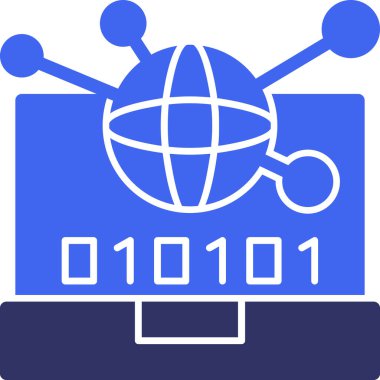 Küresel iş vektör simgesi