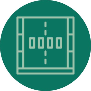 Yaya geçidi Çizgisi Çok Renkli, Vektör Resimleri