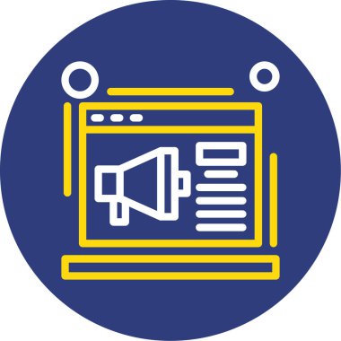 Dizüstü web simge vektör çizim