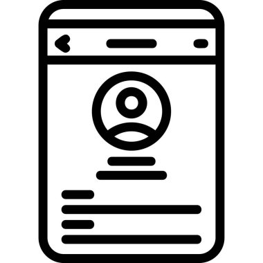 Veri koruma simgesi, vektör çizim