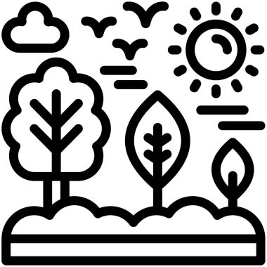 Bahçe bahçesi simgesi