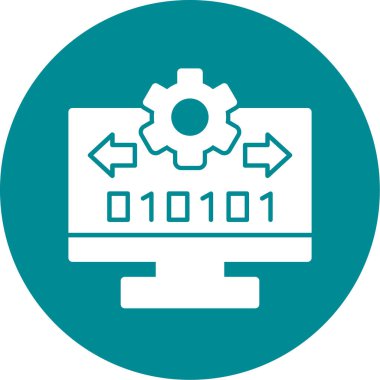 bilgisayar vektör simgesi modern basit tasarım