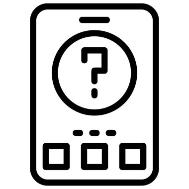 - Telefon. Web simgesi basit illüstrasyon