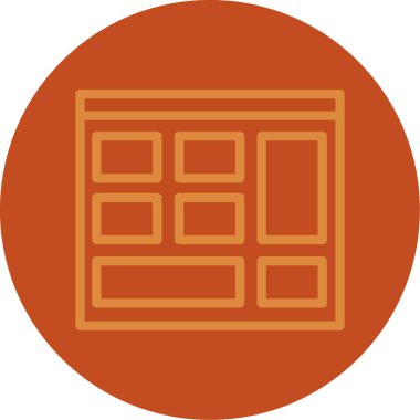 seo modern simgesinin vektör illüstrasyonu