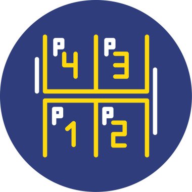 Çetele simge vektör çizim