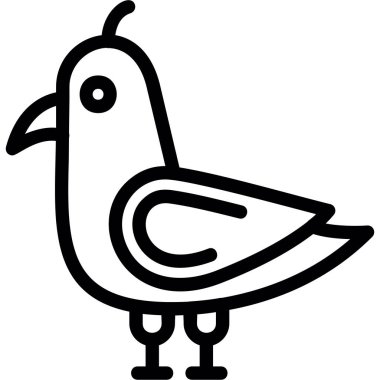 Anahat biçiminde hayvan kuş simgesi