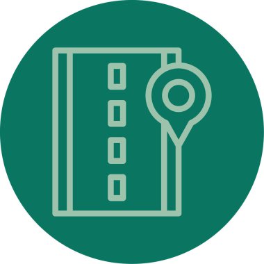 Bir ev simgesinin vektör illüstrasyonu