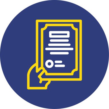 Vektör belgesi Simge illüstrasyonu