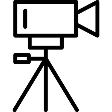 video kamera vektör simgesi