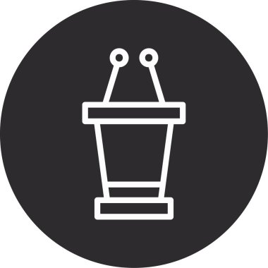 Kahve simgesinin vektör illüstrasyonu