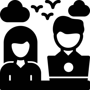 İş adamları vektör illüstrasyonu