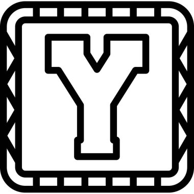 Modern bir simgenin vektör illüstrasyonu