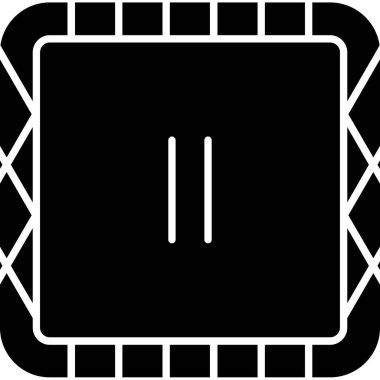 Modern bir simgenin vektör illüstrasyonu