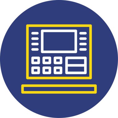 Modern simgenin vektör illüstrasyonu