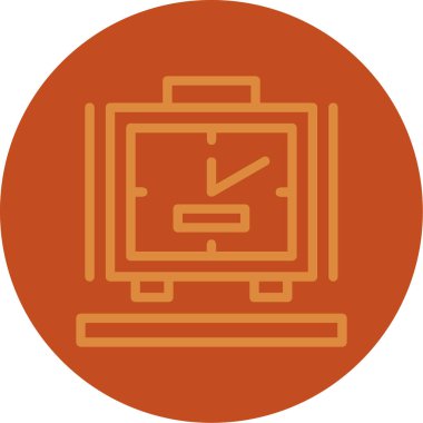 Modern b 'nin vektör illüstrasyonu bilgisayarın simgesinden yoksun