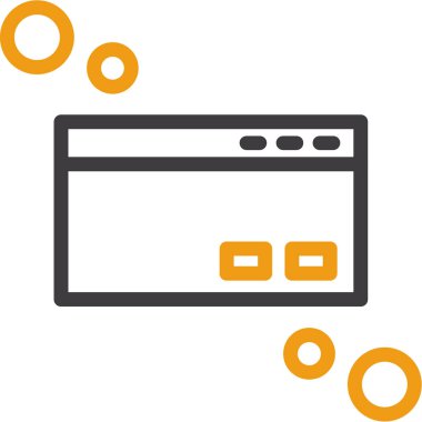 bilgisayar ağı sunucu simgesi - taslak biçimi