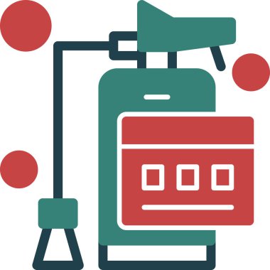 doğalgaz ikonu ana hat biçiminde