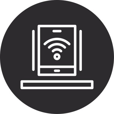 Bilgisayar simgesi. vektör illüstrasyonu