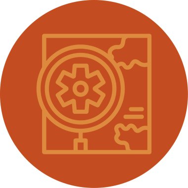 Vektör ayarı Simge illüstrasyonu