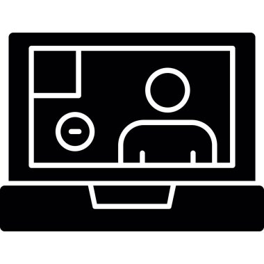 İnternetten alışveriş. Basit resimleme