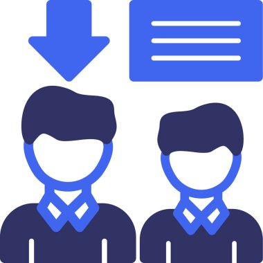 iş web simgesi basit illüstrasyon