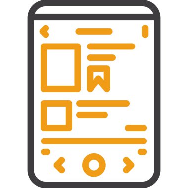 kod web simgesi basit vektör illüstrasyonu